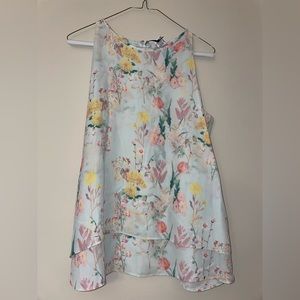 Floral print blouse, new with tags
